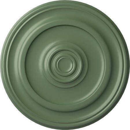 Ekena Millwork Kepler Traditional Medallion (For Canopies up to 5 1/4"), 23 5/8"OD x 1 3/4"P, Athenian Green CM24KPAGF